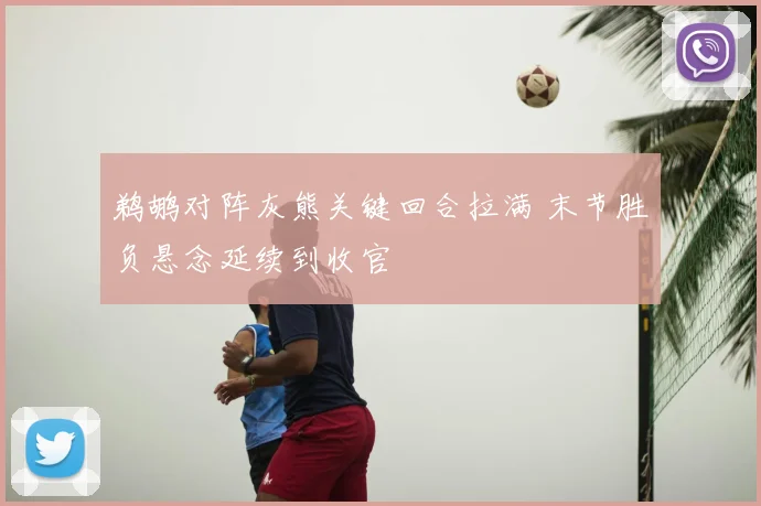 鹈鹕对阵灰熊关键回合拉满 末节胜负悬念延续到收官