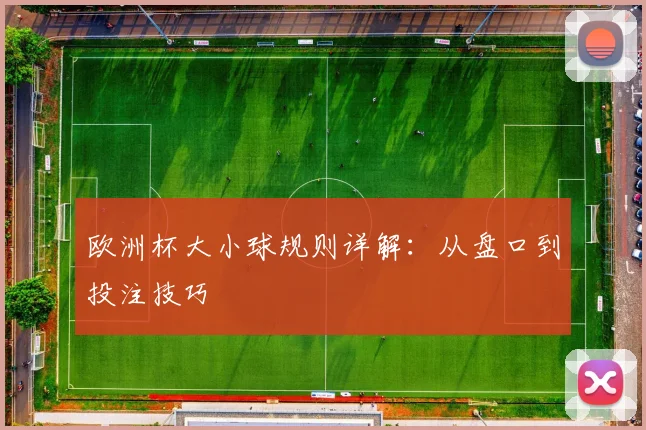 欧洲杯大小球规则详解：从盘口到投注技巧
